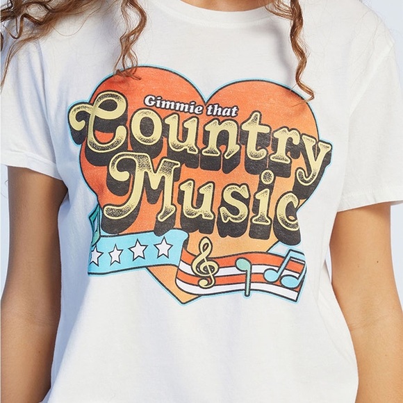 (A8) Junk Food Gimmie Country Music T-Shirt, Size XL, NWT - Picture 3 of 6
